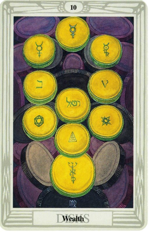 Thoth Deck The 10 Of Disks