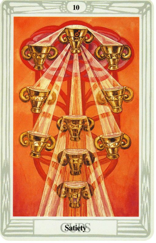 Thoth Deck The 10 Of Cups