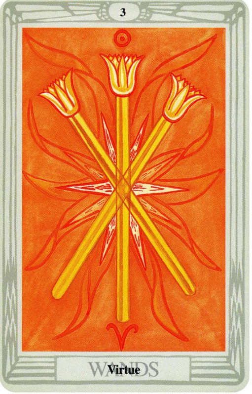 Thoth Deck The 3 Of Wands