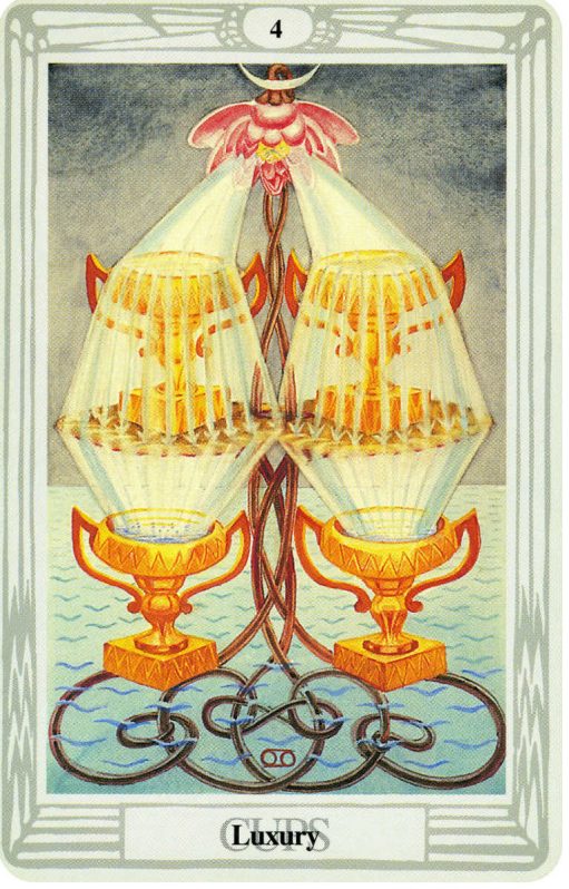Thoth Deck The 4 Of Cups
