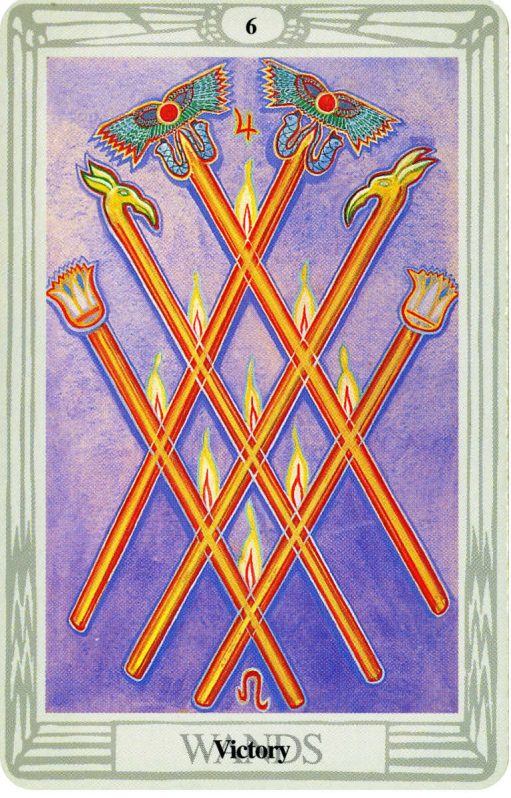 Thoth Deck The 6 Of Wands