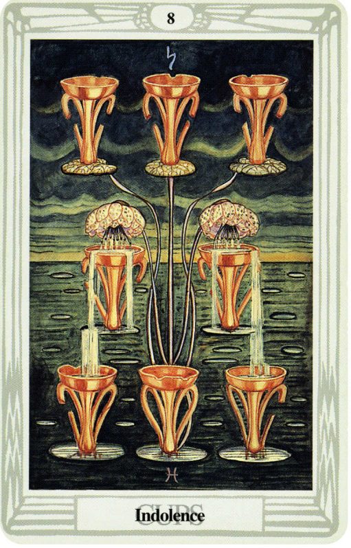 Thoth Deck The 8 Of Cups