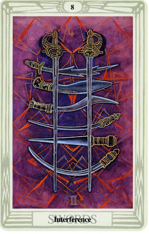 Thoth Deck The 8 Of Swords