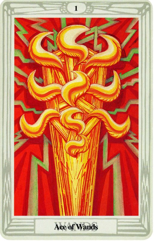 Thoth Deck The Ace Of Wands