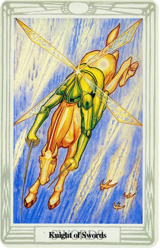 Thoth Deck The Knight Of Swords