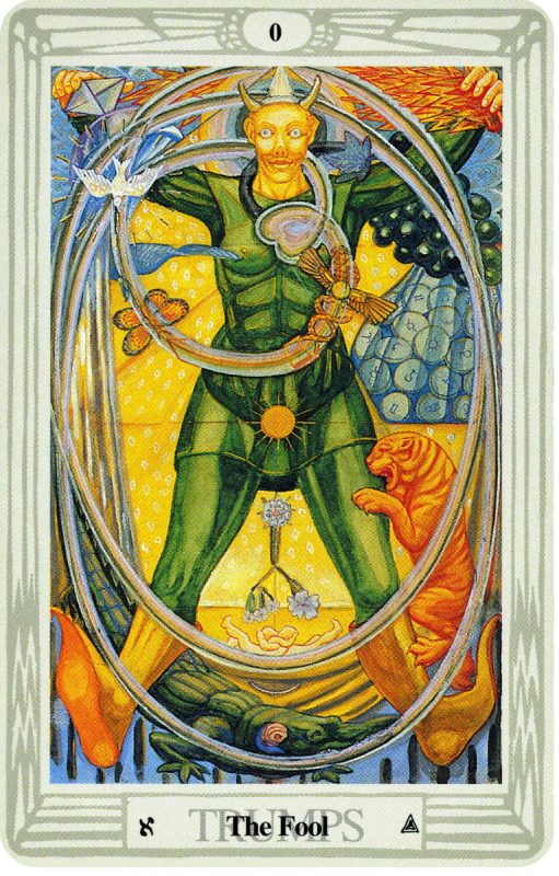 The Fool From The Thoth Deck