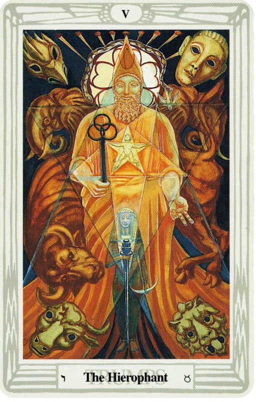 The Hierophant From The Thoth Deck